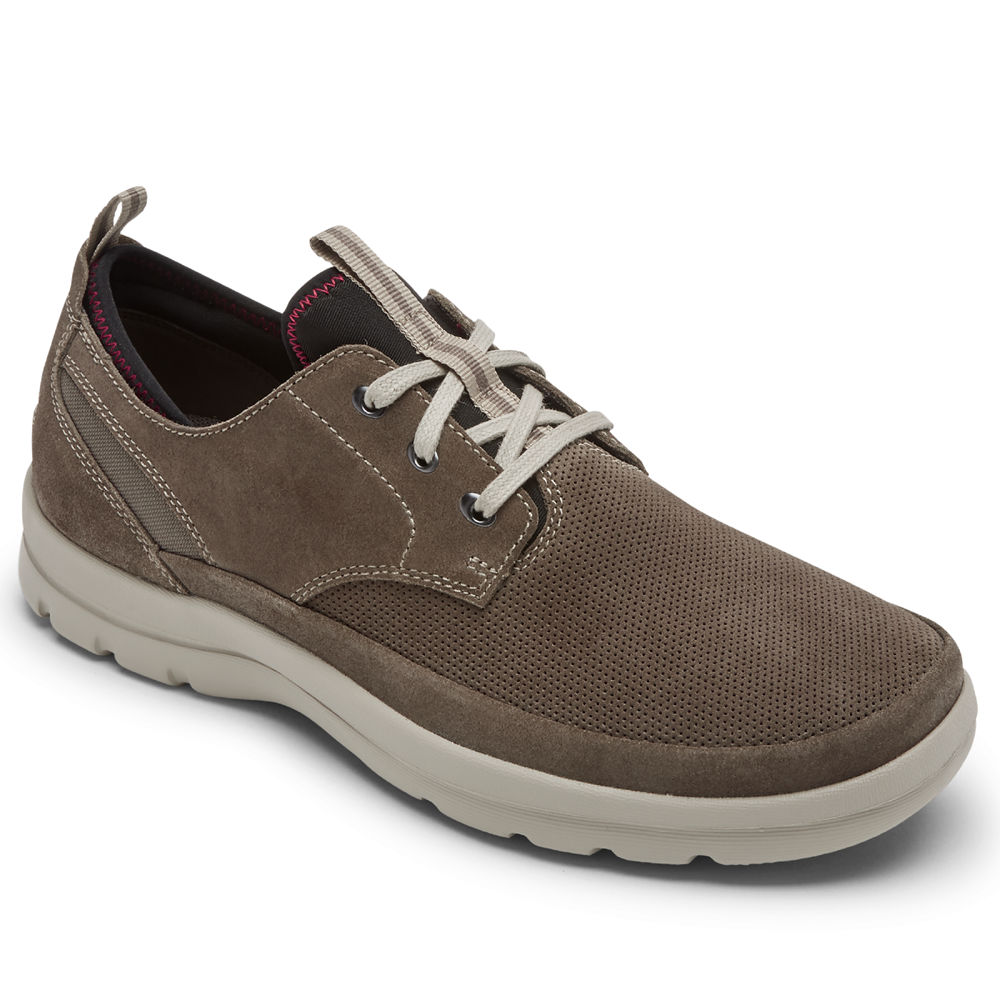 Rockport Mens Sneakers Olive - Get Your Kicks 2 3-Eye Plain Toe - UK 670-MVNLAI